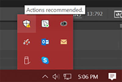 Scan your  computer for viruses.